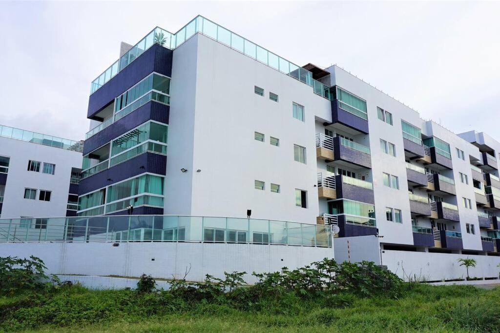 Joao Pessoa, A Dois Passos Do Paraiso, 2 Suites Com A/C, Vista Panoramica Para O Mar Do Bessa, Portaria 24H E 2 Vagas De Garagem Exterior foto