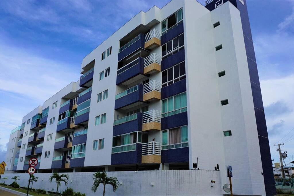 Joao Pessoa, A Dois Passos Do Paraiso, 2 Suites Com A/C, Vista Panoramica Para O Mar Do Bessa, Portaria 24H E 2 Vagas De Garagem Exterior foto
